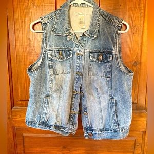 Denim vest-large